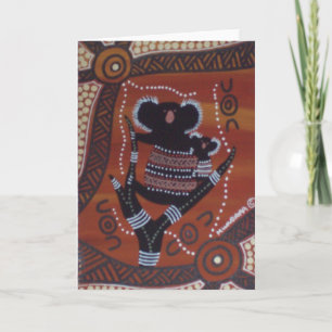 Koala Dreaming Kaart met Dreamtime Story