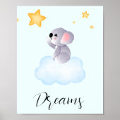 Koala Dreams Wall Art Poster (Voorkant)