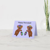 Koala Driedel Hannukah Card Feestdagen Kaart (Voorkant)