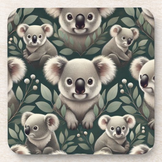 Koala drink onderzetter set (Voorkant)