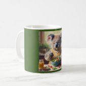 Koala Eating Salade Koffiemok (Voorkant links)