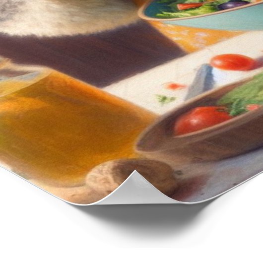 Koala Eating Salade Poster (Hoek)