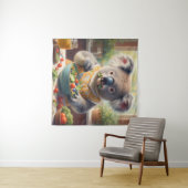 Koala Eating Salade Wandkleed (In Situ (horizontaal))