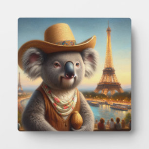 Koala Eiffeltoren Fotoplaat