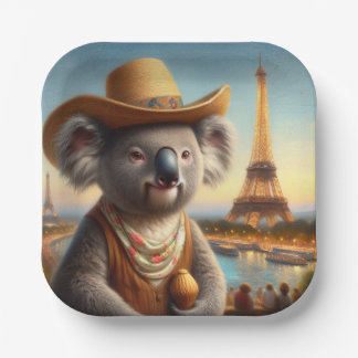 Koala Eiffeltoren Papieren Bordje