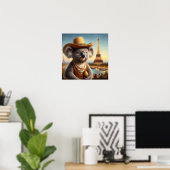 Koala Eiffeltoren Poster (Thuiskantoor)