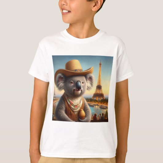 Koala Eiffeltoren T-shirt (Voorkant)