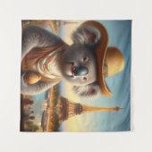 Koala Eiffeltoren Wandkleed (Voorkant (horizontaal))