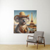 Koala Eiffeltoren Wandkleed (In situ)