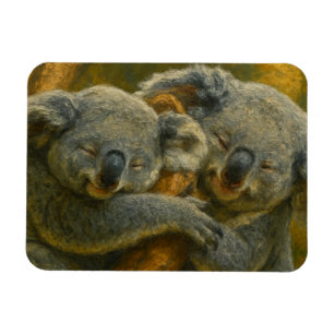 Koala Embrace – Tender Wildlife Moment Magneet