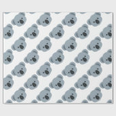 Koala emoji cadeaupapier (Vlak)
