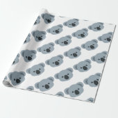 Koala emoji cadeaupapier (Uitgerold)
