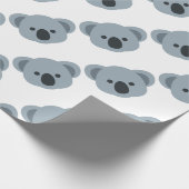 Koala emoji cadeaupapier (Hoek)