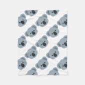 Koala emoji fleece deken (Voorkant)