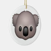Koala - Emoji Keramisch Ornament (Rechts)