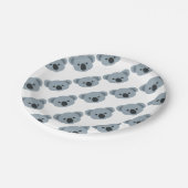 Koala emoji papieren bordje (Gekanteld)