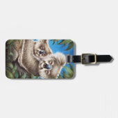 Koala en baby bagagelabel (Voorkant horizontaal)