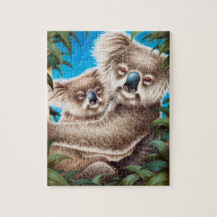 Koala en Baby Puzzle Legpuzzel