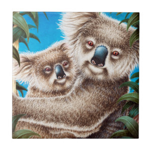 Koala en Baby Tile Tegeltje