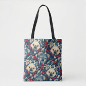 Koala en Berry Patroon Tote Bag (Voorkant)