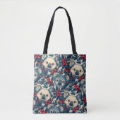 Koala en bessenpatroon tote bag (Voorkant)