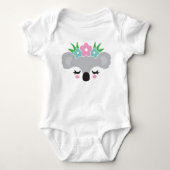Koala en Glowers Baby Sleeper Romper (Voorkant)