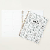 Koala en grijze strepen planner (Display)