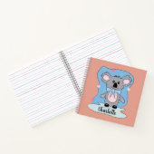 Koala en Hearts Kind Handschrift Notitieboek (Binnen)