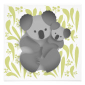 Koala en Joey Foto Afdruk (Voorkant)