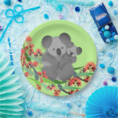 Koala en Joey Papieren Bordje (Feest)