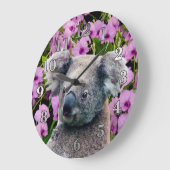 Koala en Orchids Grote Klok (Hoek)