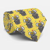 Koala en vlinder stropdas (Opgerold)