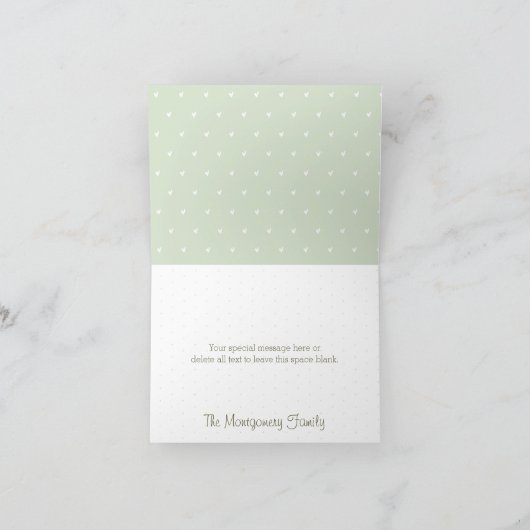 Koala Eucalyptus Baby shower Dank u Bedankkaart (Binnen)