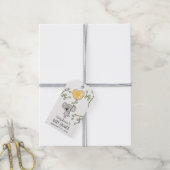 Koala Eucalyptus Baby shower Favor Tag Cadeaulabel (Met Touw)