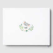 Koala & Eucalyptus Grijs Baby shower Gastenboek (Achterkant)
