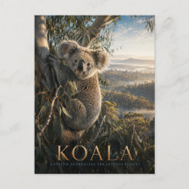 Koala Eucalyptusbos DIEREN Briefkaart