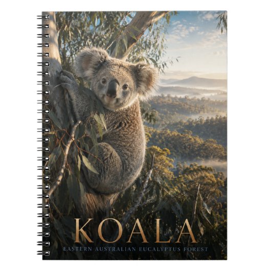 Koala Eucalyptusbos DIEREN Notitieboek (Voorkant)