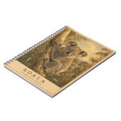 Koala Eucalyptusbos VINTAGE Notitieboek (Linkerzijde)