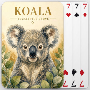 Koala Eucalyptusbos Wildlife Pokerkaarten