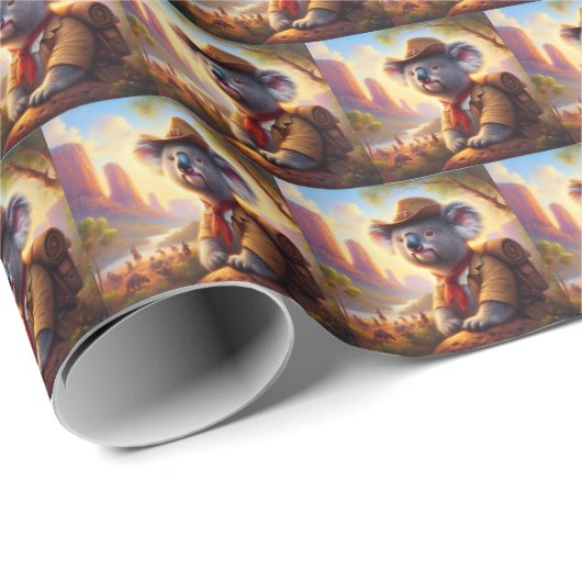 Koala Explorer Cadeaupapier (Rol Hoek)