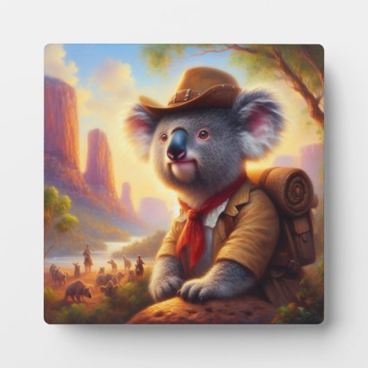 Koala Explorer Fotoplaat (Voorkant)