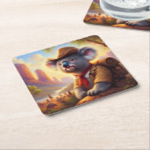 Koala Explorer Kartonnen Onderzetters (Schuin)