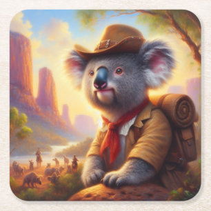 Koala Explorer Kartonnen Onderzetters