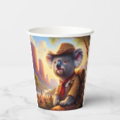 Koala Explorer Papieren Bekers (Achterkant)