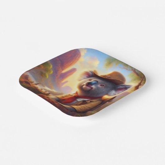 Koala Explorer Papieren Bordje (Gebogen)