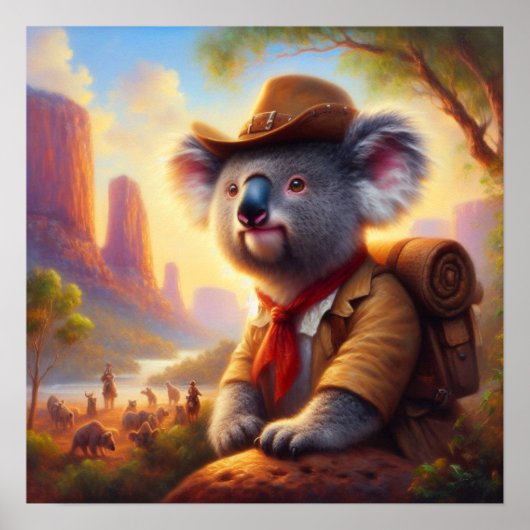 Koala Explorer Poster (Voorkant)
