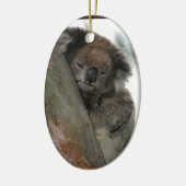 Koala - Extraordinaire voor energiebehoud! Keramisch Ornament (Links)