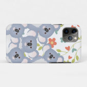 Koala Familie met Bloem en Bladeren Case-Mate iPhone Case (Achterkant (horizontaal))