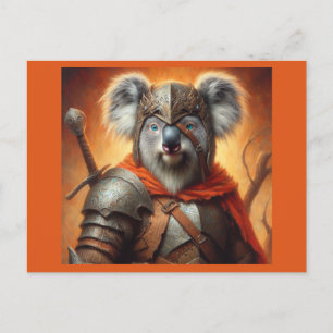Koala Fantasy Warrior Briefkaart