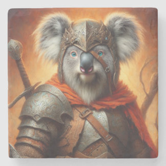 Koala Fantasy Warrior Stenen Onderzetter